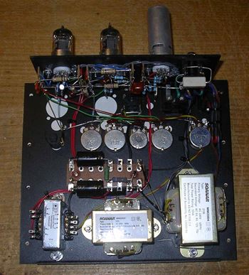 12BH7 tube guitar amp wiring