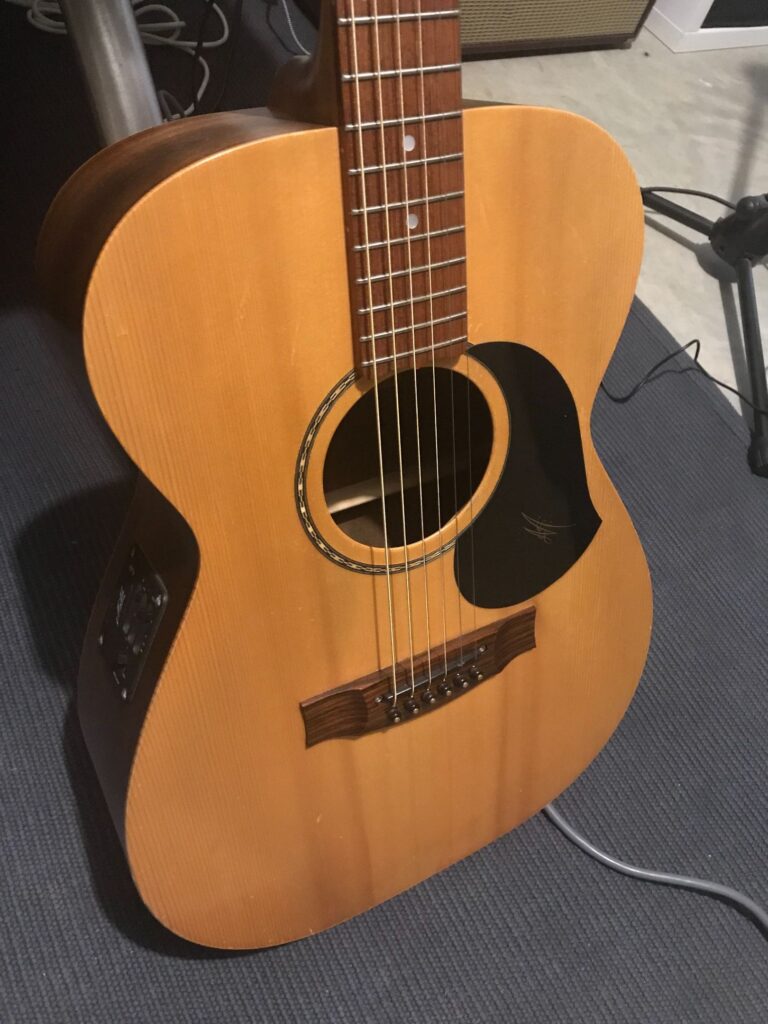 My Maton EM808 is around 16 years old. I normally tune this to Eb standard with 13 gauge strings
