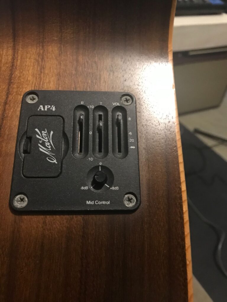 The AP4 pickup sounds pretty darn good with position 3 “flat”